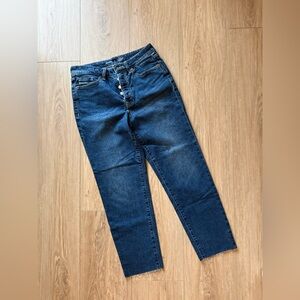 OLD NAVY OG straight dark wash jean